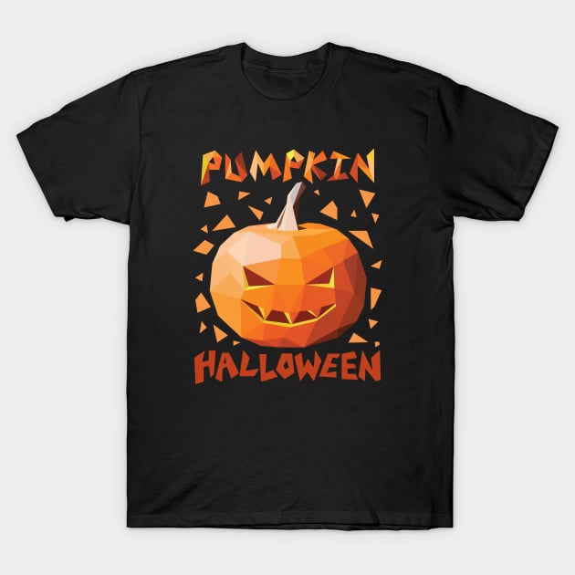 Pumpkin Halloween T-Shirt by SatyShop